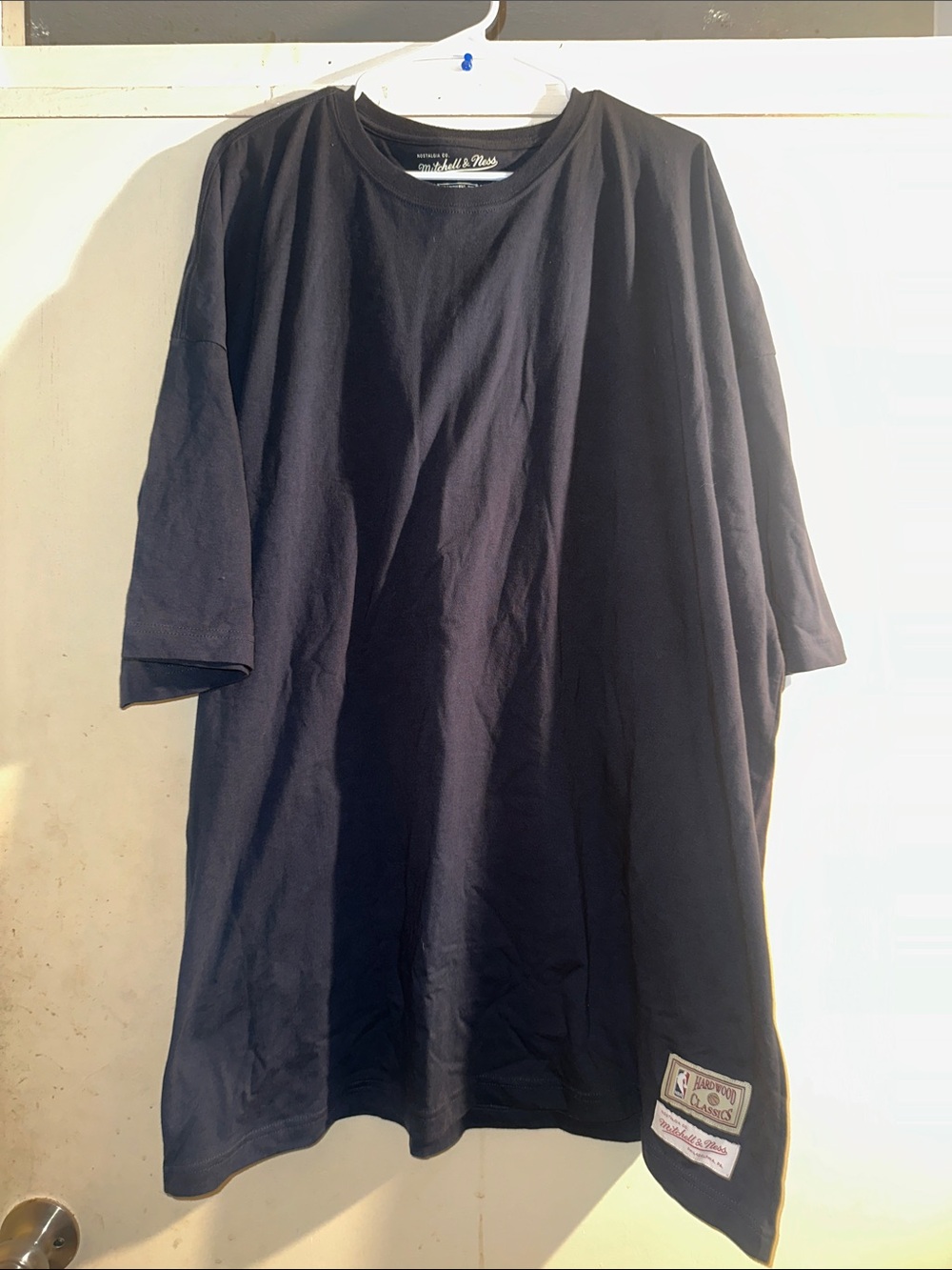 5XL Navy Blue Hardwood classics blank Tee oversized baggy new